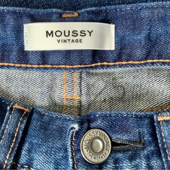 MOUSSY VINTAGE MV Jeans Cameron Skinny Ankle  Blue Size 25 - Picture 11 of 15